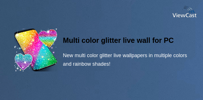 Multi color glitter live wallpaper for PC screenshot