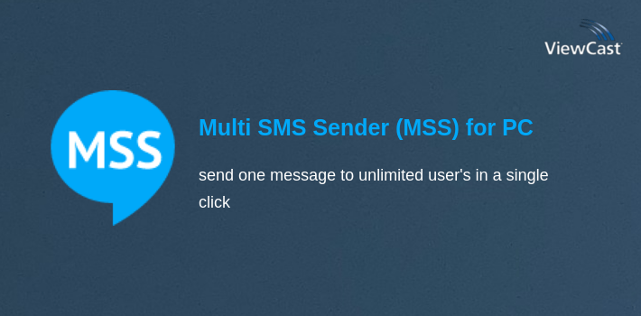 Multi SMS Sender (MSS) for PC screenshot