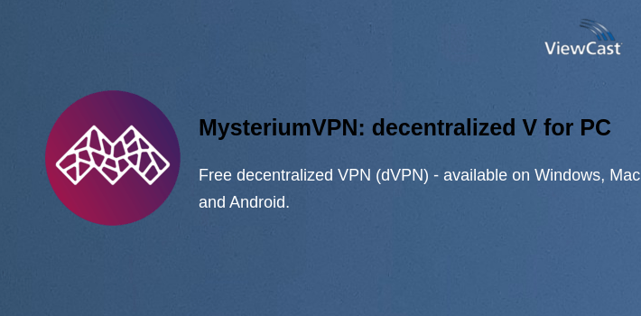 MysteriumVPN: decentralized VPN for PC screenshot