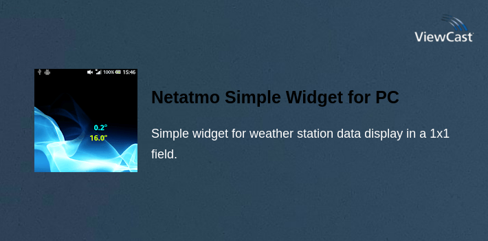 Download Netatmo Simple Widget for PC / Windows / Computer