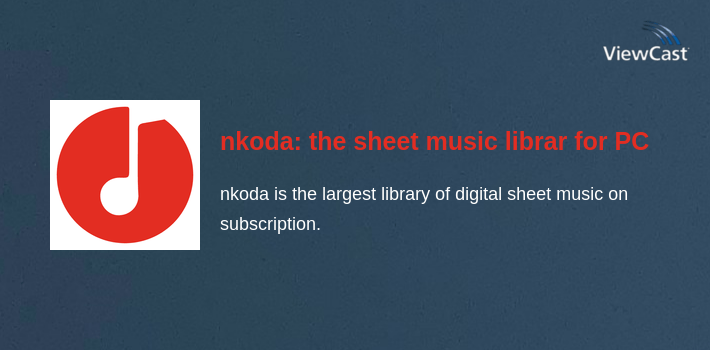nkoda: the sheet music library for PC screenshot