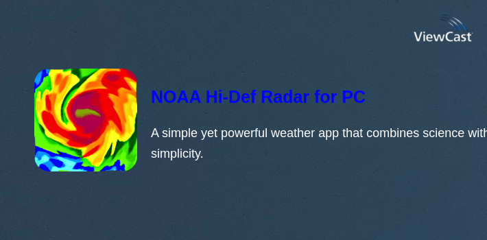 NOAA Hi-Def Radar for PC screenshot