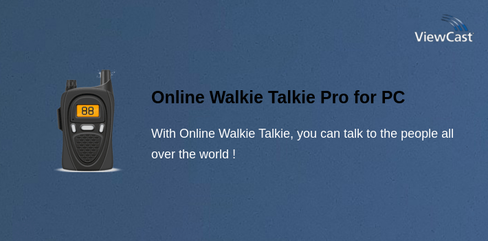 Online Walkie Talkie Pro for PC screenshot