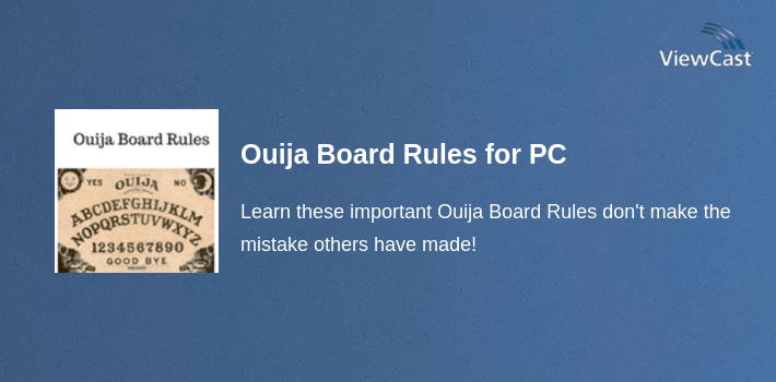 Ouija Board Rules for PC screenshot