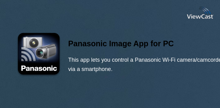 Panasonic Image App for PC screenshot