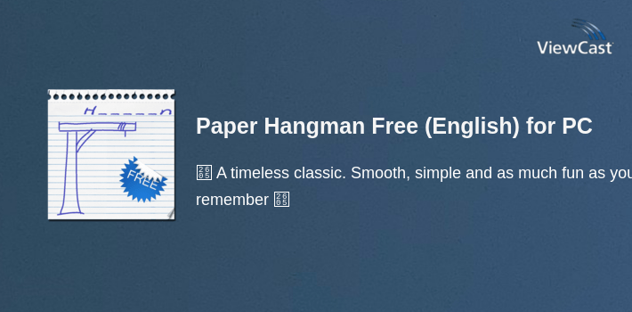 Paper Hangman Free (English) for PC screenshot