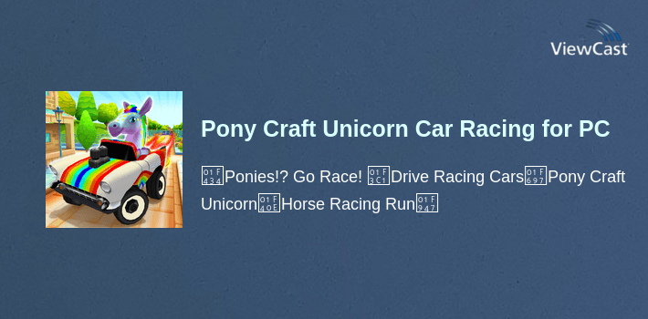Pony Craft Unicorn Car Racing - Pony Care Girls for PC screenshot
