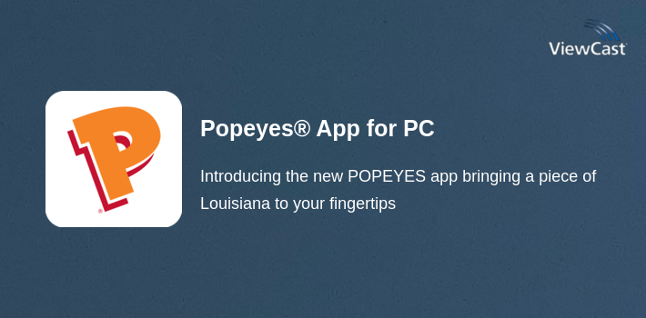 Popeyes® App for PC screenshot