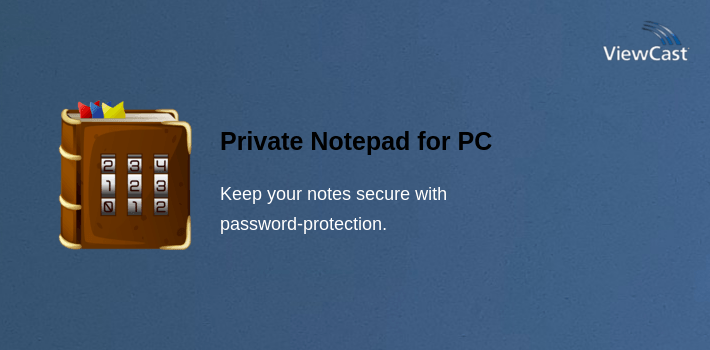 Private Notepad for PC screenshot
