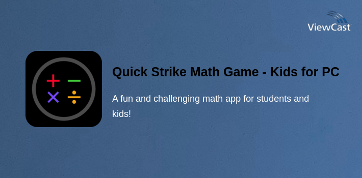 Quick Strike Math Game - Kids' Practice for PC screenshot