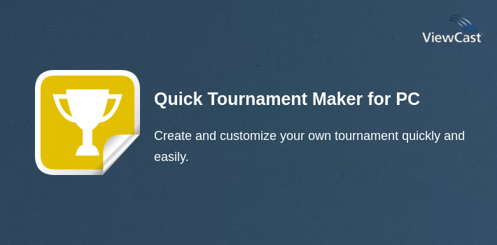 Quick Tournament Maker for PC screenshot