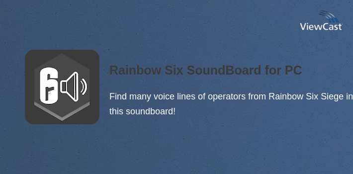 Rainbow Six SoundBoard for PC screenshot