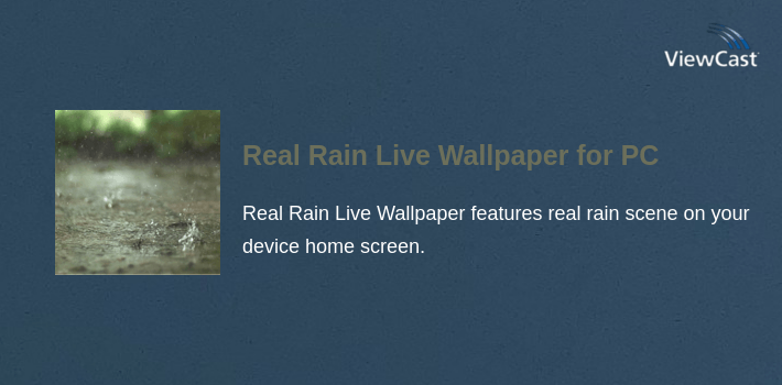 Real Rain Live Wallpaper for PC screenshot