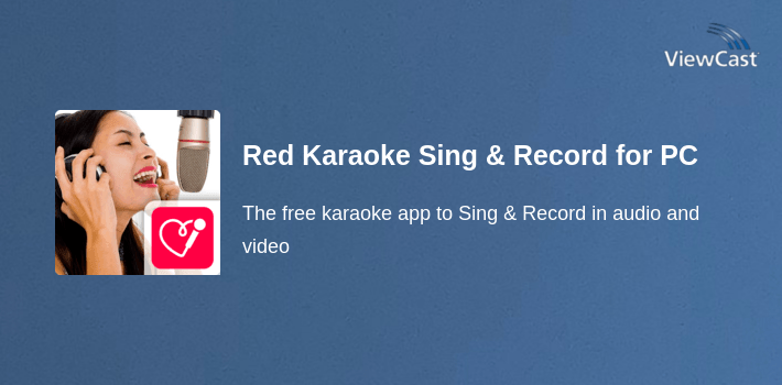 Red Karaoke Sing & Record for PC screenshot