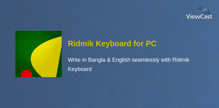 Ridmik Keyboard for PC screenshot