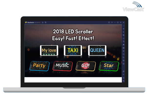 Run 2018 led scroller Board on PC