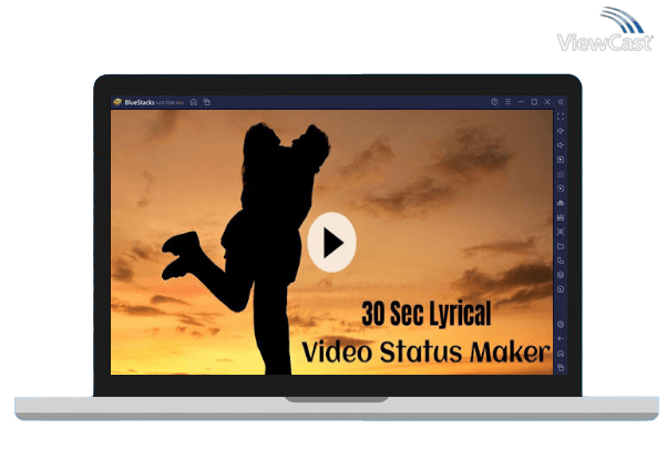 Run 30 Sec Lyrical Video Status Maker on PC