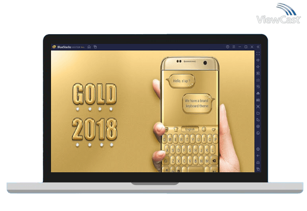 Run 3D Gold 2018 GO Keyboard Theme on PC Run 3D Gold 2018 GO Keyboard Theme on PC