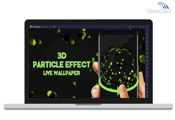 Run 3D Particle Effect Interactive Live Wallpaper on PC