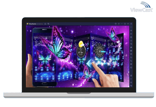 Run 3D Purple Butterfly Theme on PC Run 3D Purple Butterfly Theme on PC