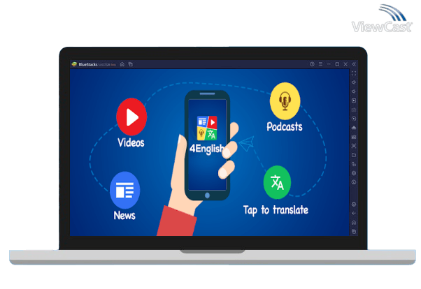 Run 4English: Learn English via News, Videos, Podcasts on PC