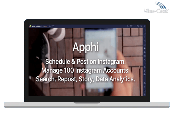 Run Apphi - Schedule Posts for Instagram on PC