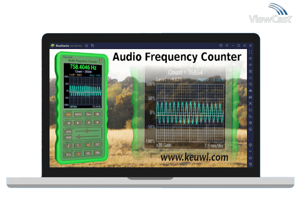 Run Audio Frequency Counter on PC Run Audio Frequency Counter on PC