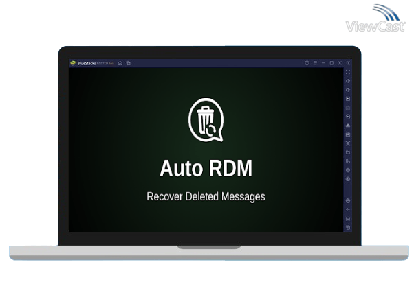 Run Auto RDM - Recover Deleted Messages & status saver on PC Run Auto RDM - Recover Deleted Messages & status saver on PC