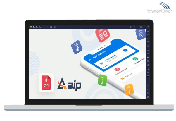 Run AZIP Master: ZIP RAR File Compressor, UnZIP Files on PC