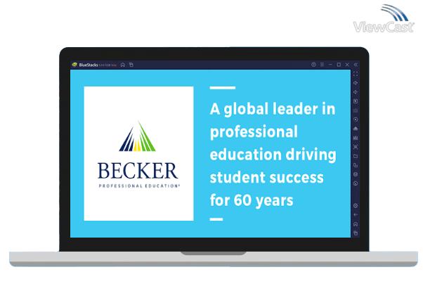 Run Becker's CPA Exam Review on PC