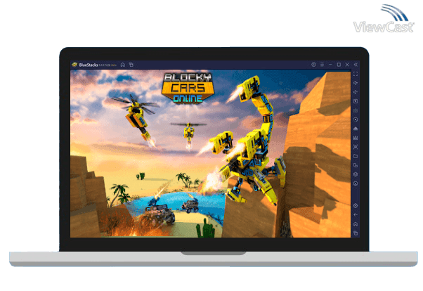 Run Blocky Cars - Online Shooting Game on PC