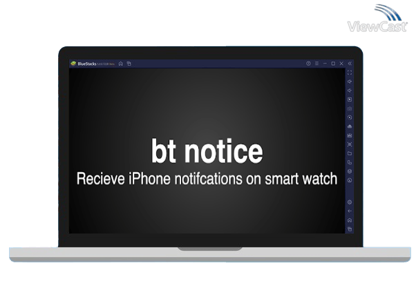 Run Bt Notifier -Smartwatch notice on PC