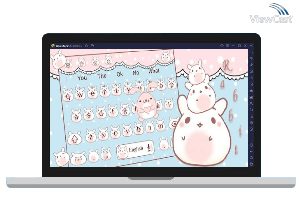 Run Cartoon Rabbit Keyboard Theme on PC Run Cartoon Rabbit Keyboard Theme on PC