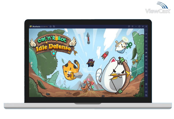 Run Cat'n'Robot: Idle Defense - Cute Castle TD Game on PC