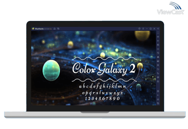 Run Color Galaxy 2 Font for FlipFont , Cool Fonts Text on PC