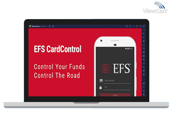 Run EFS CardControl on PC Run EFS CardControl on PC