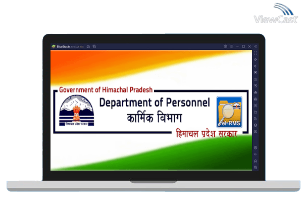 Run eHRMS Employees Service Book on PC