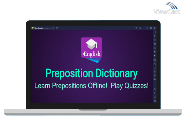 Run English Preposition Dictionary on PC
