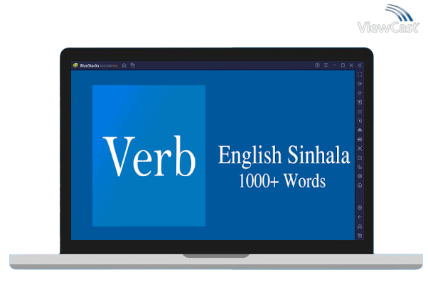 Run English Sinhala Verbs on PC
