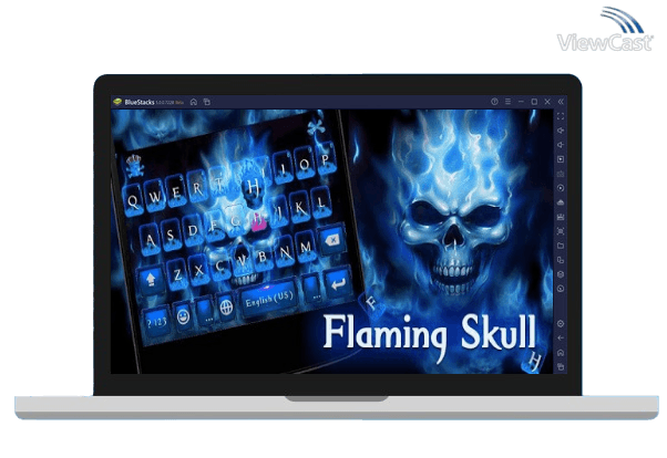 Run Flaming Skull Keyboard Theme on PC
