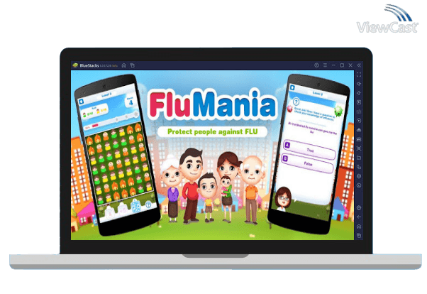 Run FluMania: Fun educational puzzle game - Match 3 on PC
