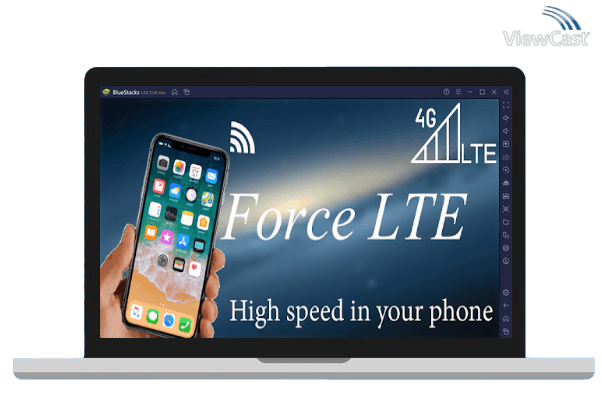 Run Force 4G Network - 4G LTE Mode on PC