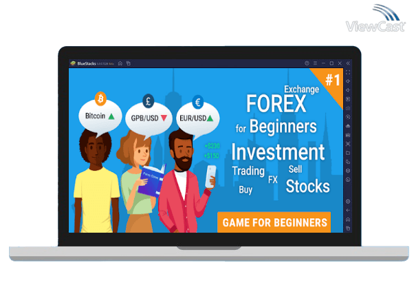 Run Forex Game - Online Stocks Trading For Beginners on PC