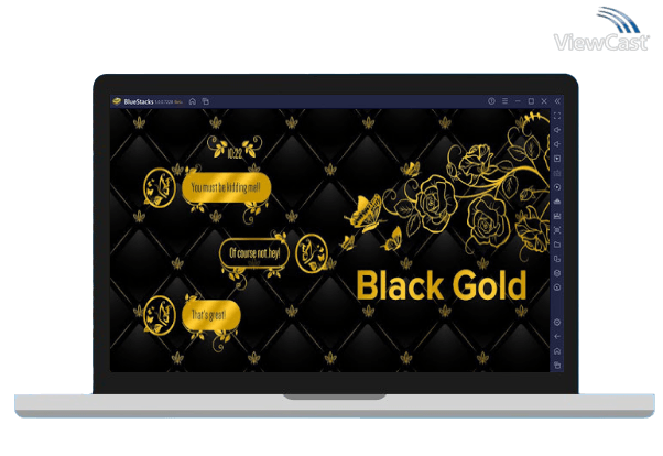 Run GO SMS BLACK GOLD THEME on PC