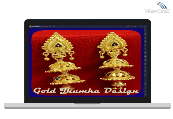 Run Gold Jhumka Design on PC Run Gold Jhumka Design on PC