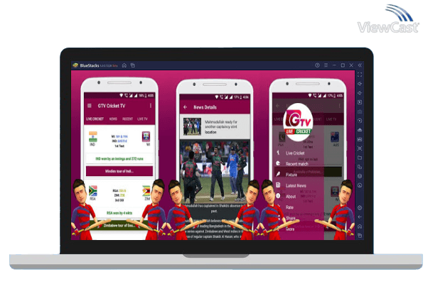 Run GTV Live Cricket on PC