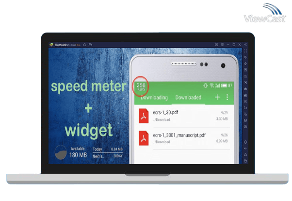 Run Internet Speed Meter - Usage on PC Run Internet Speed Meter - Usage on PC