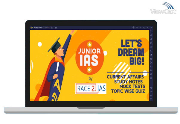 Run Junior IAS by Race2IAS - Exam Preparation App on PC