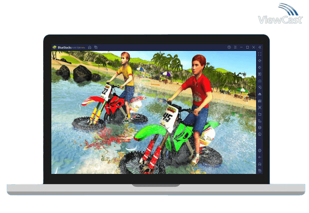 Run Kids Water Surfer Motorbike Racing - Beach Driving on PC