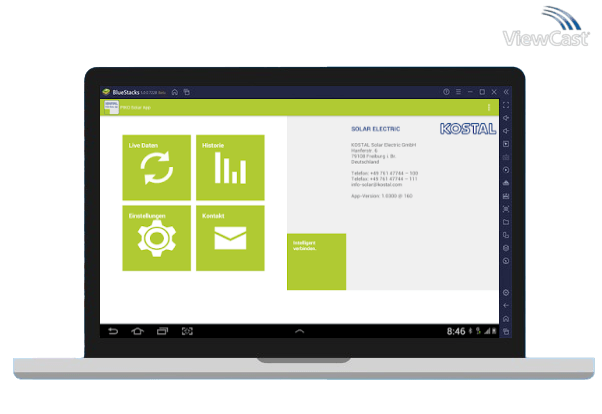 Run KOSTAL  Solar App on PC